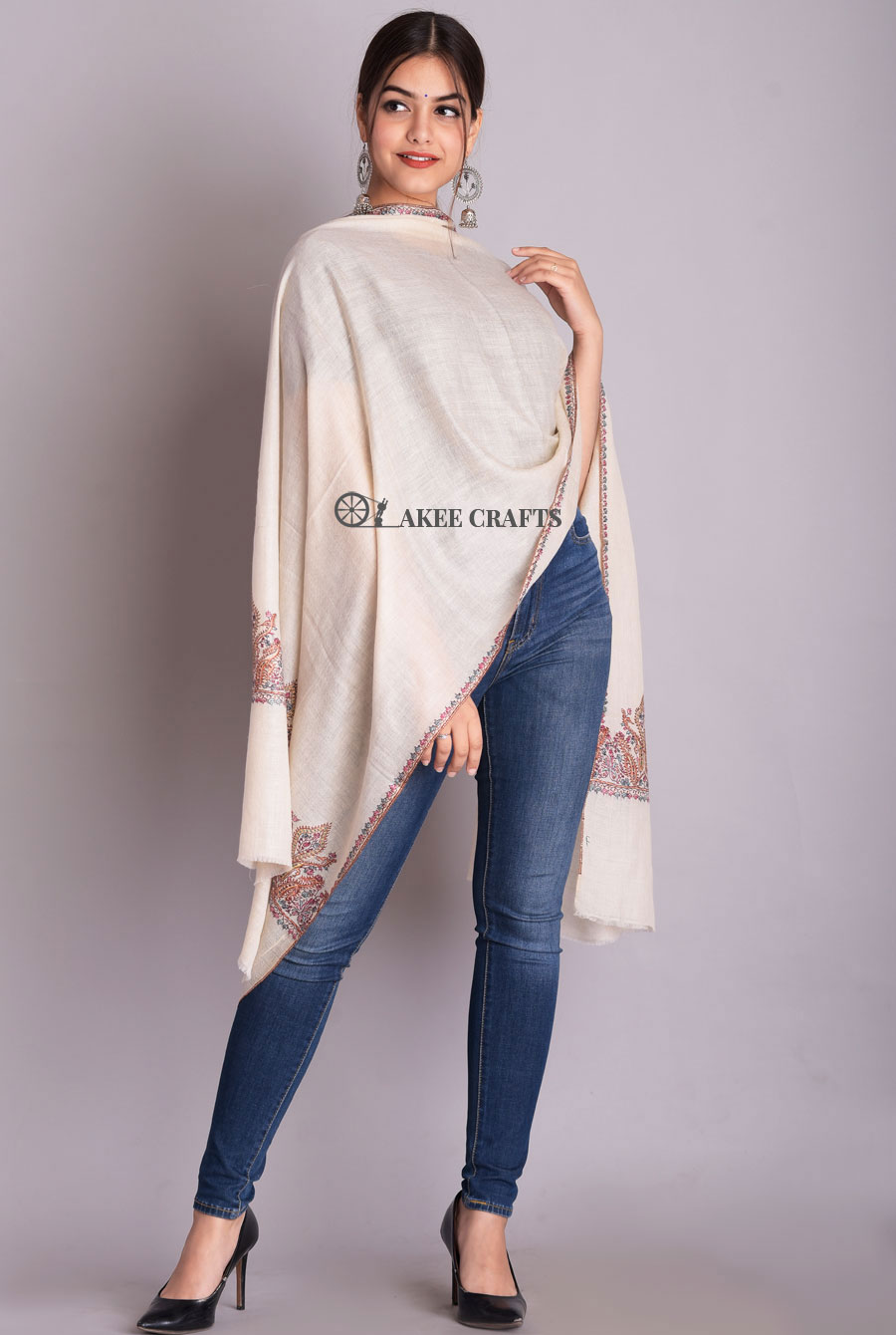 Pashmina Hand Embroidered Stoles